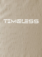 Beige Textured “Timeless” Tee