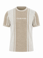 Beige Textured “Timeless” Tee