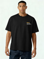 Black Graphic Statement T-Shirt