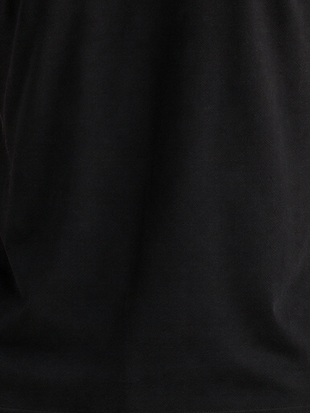 Contrast Detail Round Neck T-shirt