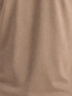 Contrast Detail Round Neck T-shirt