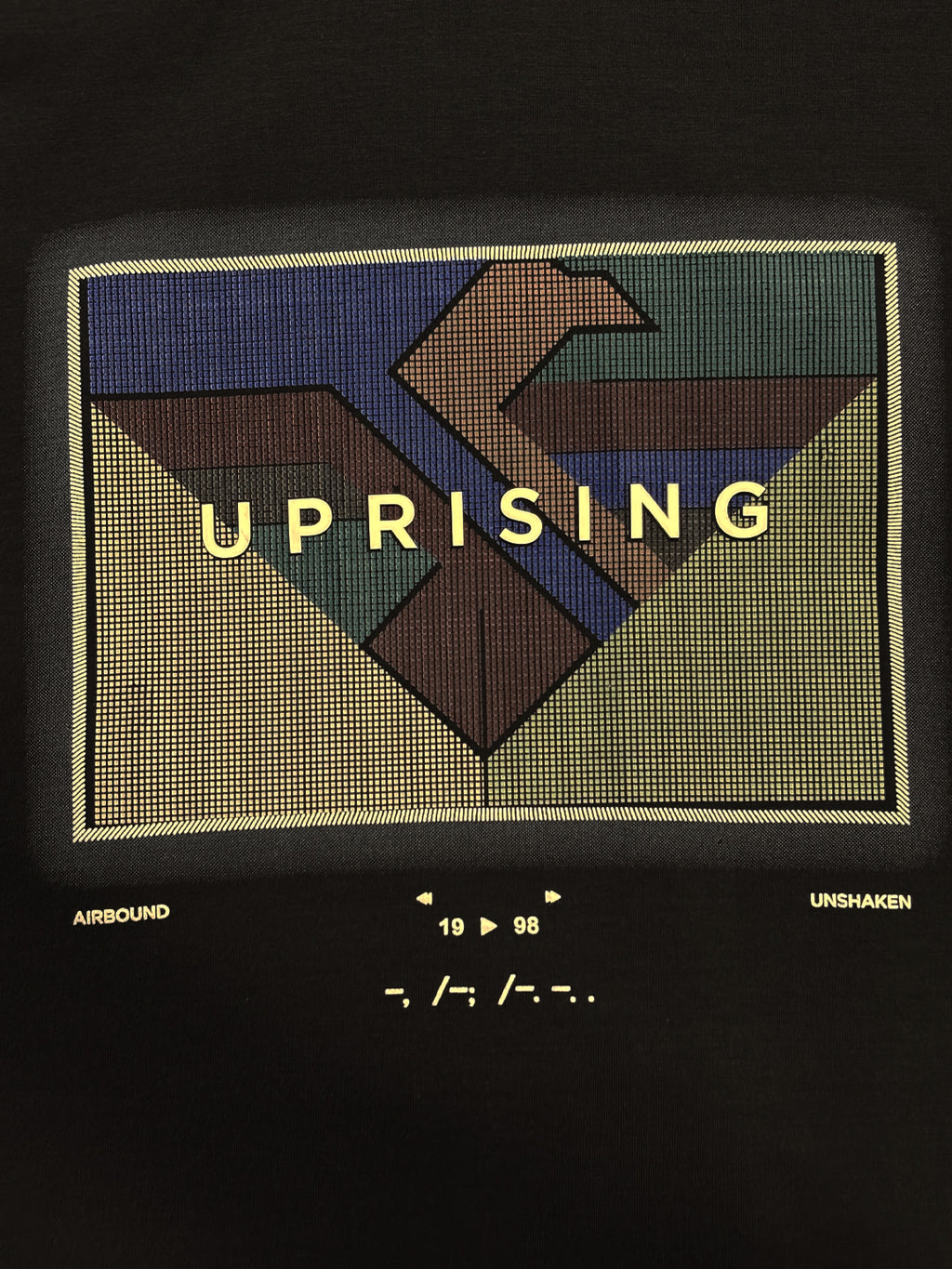 Black “Uprising” Graphic T-Shirt