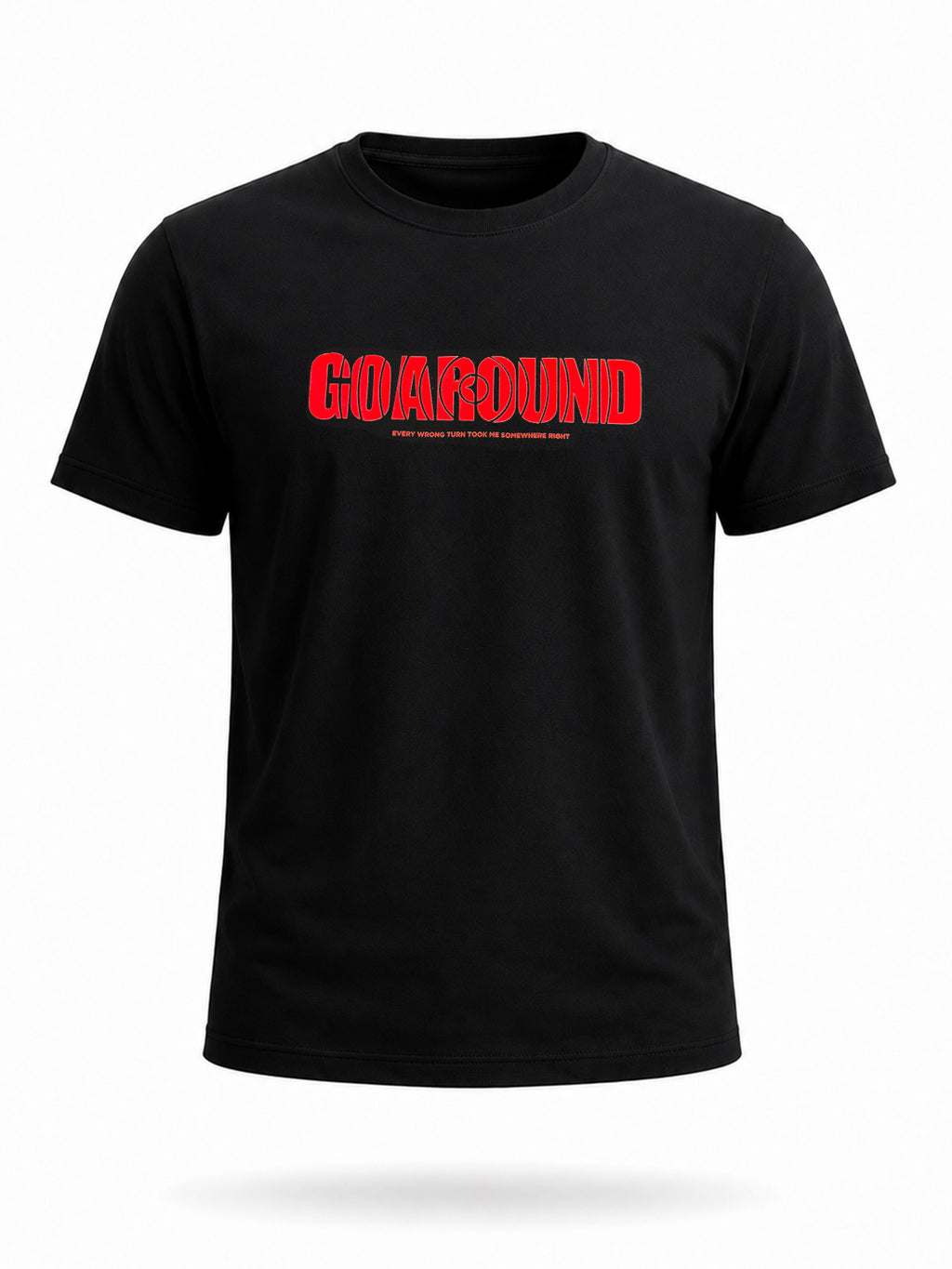 Bold Typography Printed T-shirt
