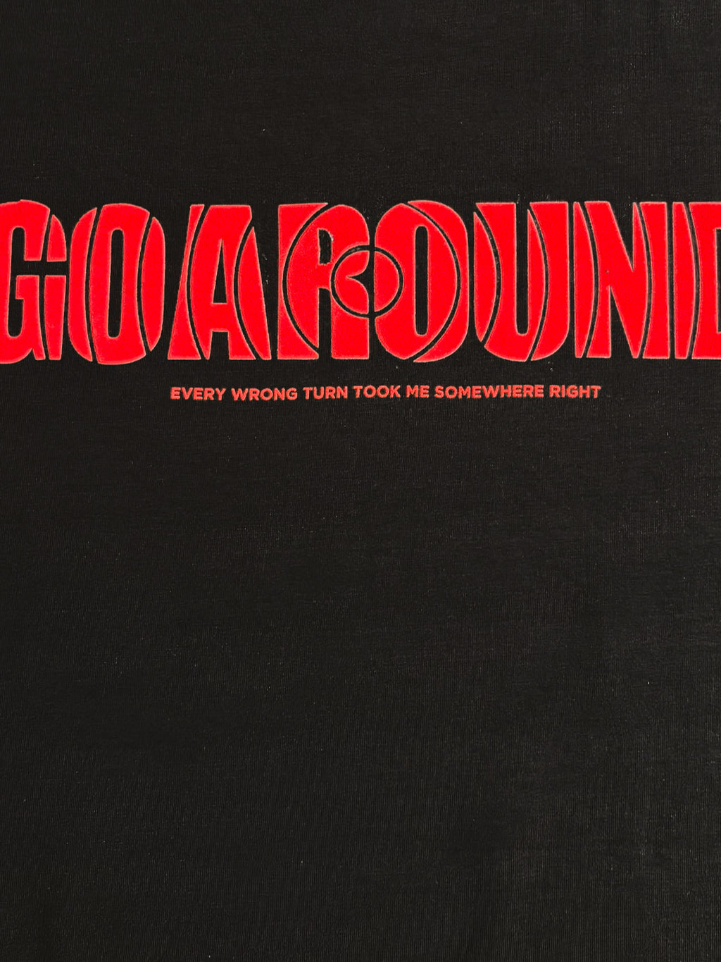 Bold Typography Printed T-shirt