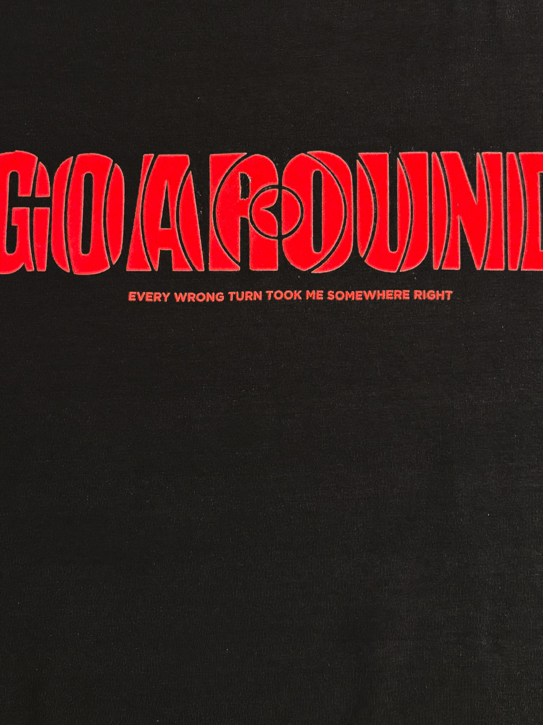 Bold Typography Printed T-shirt