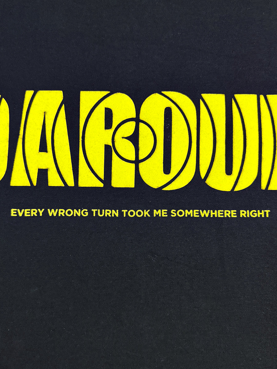 Bold Typography Printed T-shirt