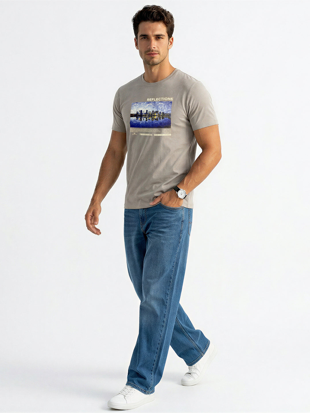 Cement Graphic Printed T-Shirt Main image
