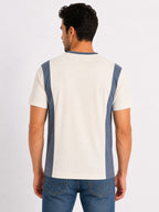 Graphic Printed Colourblock T-shirt