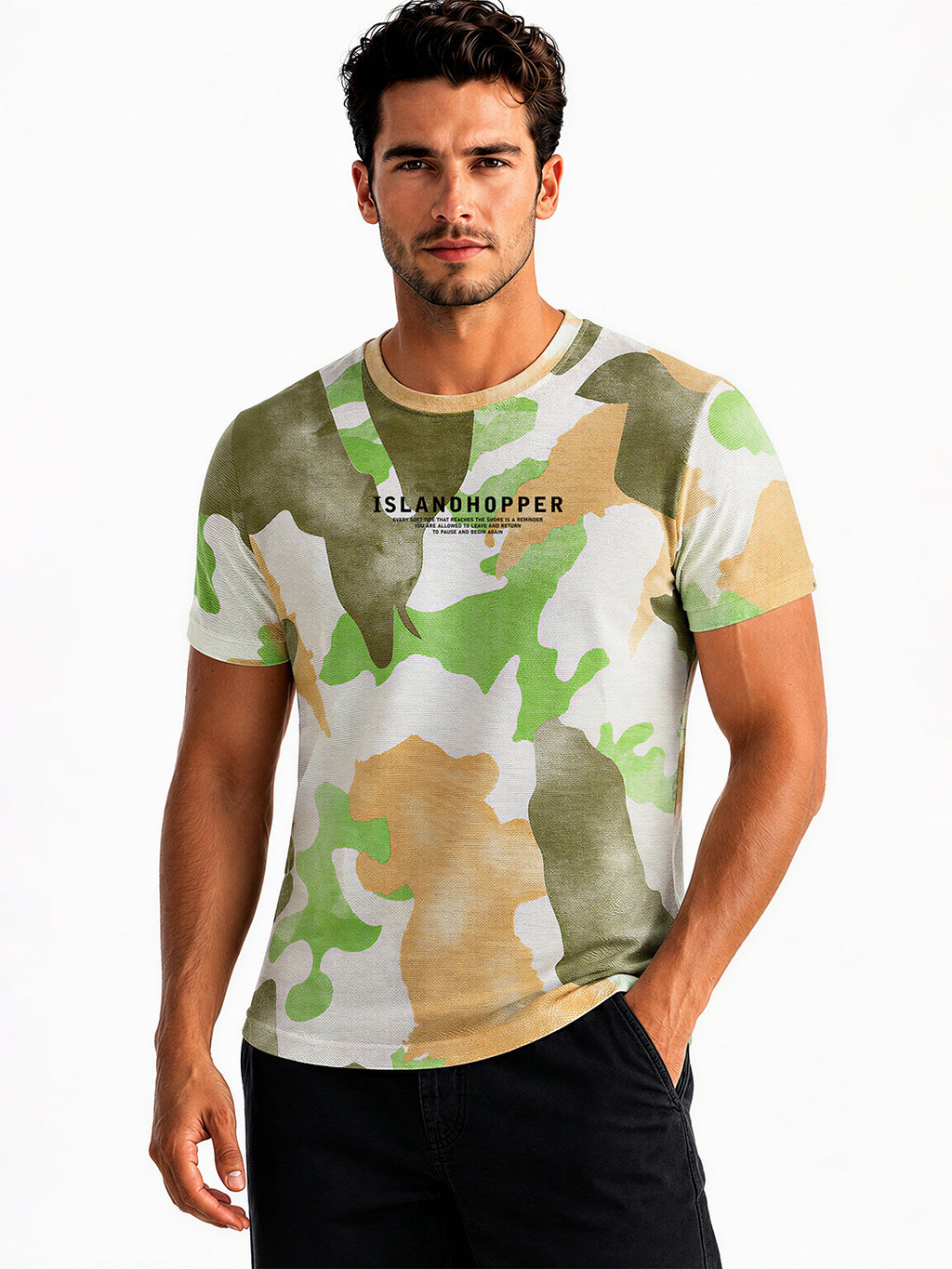 Camouflage Printed T-shirt