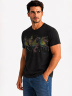 Splatter Graphic Printed T-shirt