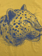 Leopard Head Placement-Print T-shirt
