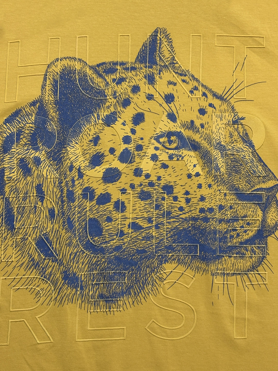 Leopard Head Placement-Print T-shirt