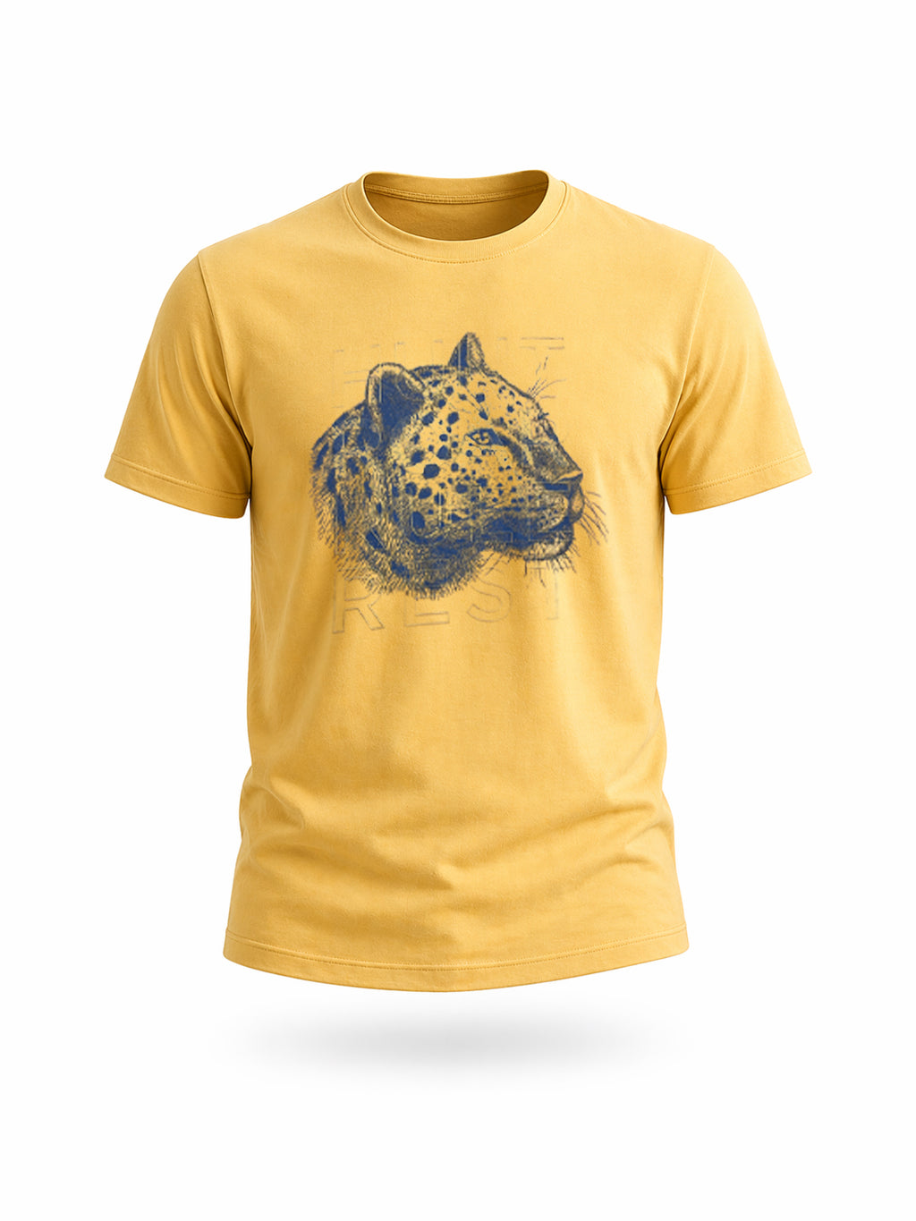 Leopard Head Placement-Print T-shirt