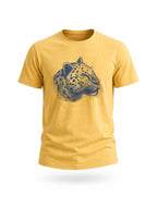 Leopard Head Placement-Print T-shirt
