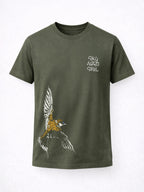 Skyward Crane Graphic T-Shirt