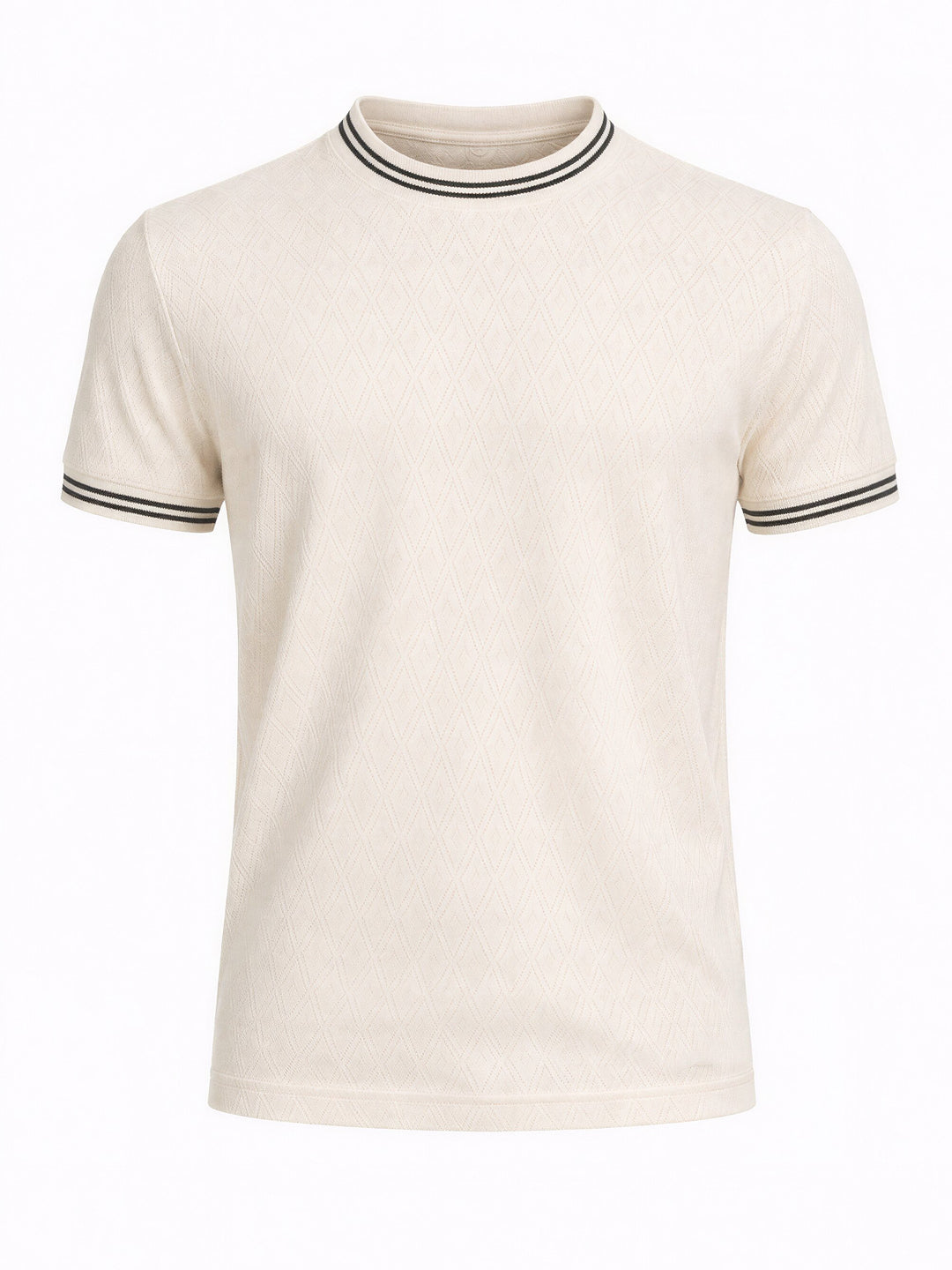 Off White Terrain Textured T-Shirt