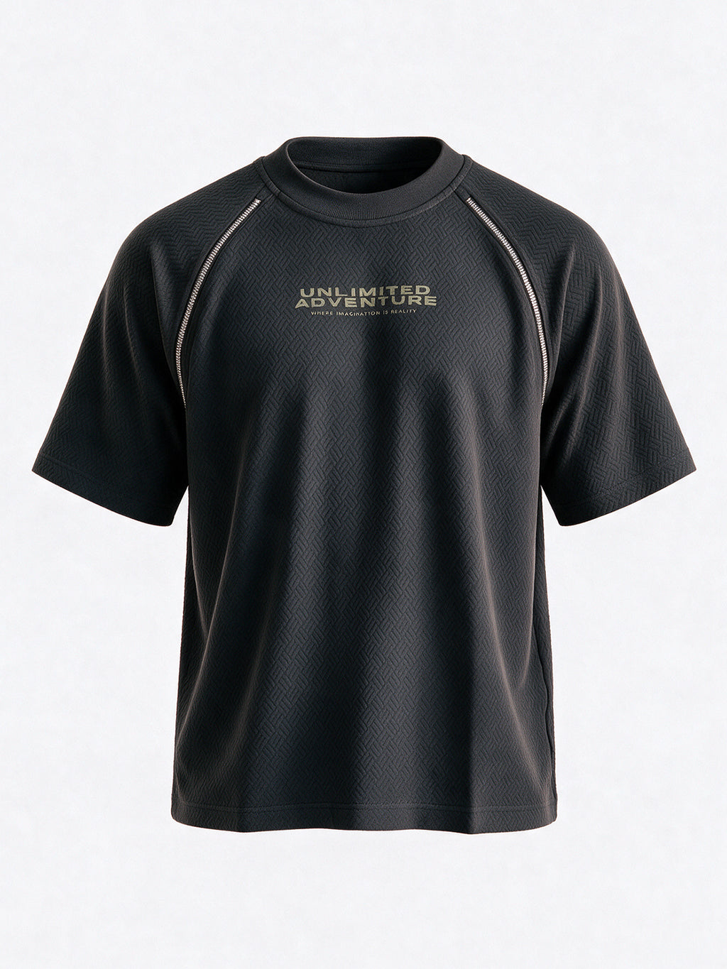 Men's Cotton Blend Printed Round Neck Regular Fit T-Shirt