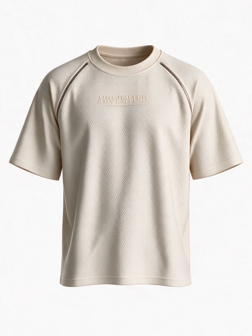 Men's Cotton Blend Printed Round Neck Regular Fit T-Shirt
