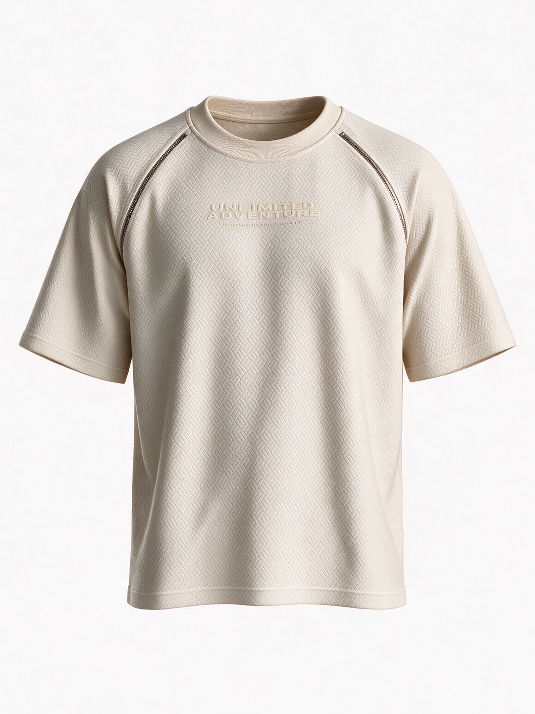 Men's Cotton Blend Printed Round Neck Regular Fit T-Shirt