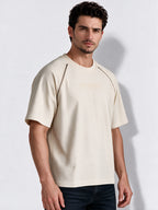 Men's Cotton Blend Printed Round Neck Regular Fit T-Shirt