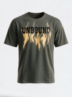 Men's Cotton Blend Printed Round Neck Regular Fit T-Shirt