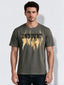 Men's Cotton Blend Printed Round Neck Regular Fit T-Shirt