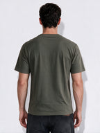 Men's Cotton Blend Printed Round Neck Regular Fit T-Shirt