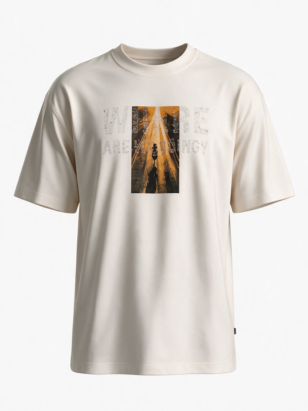 Men's Printed Round Neck Regular Fit T-Shirt
