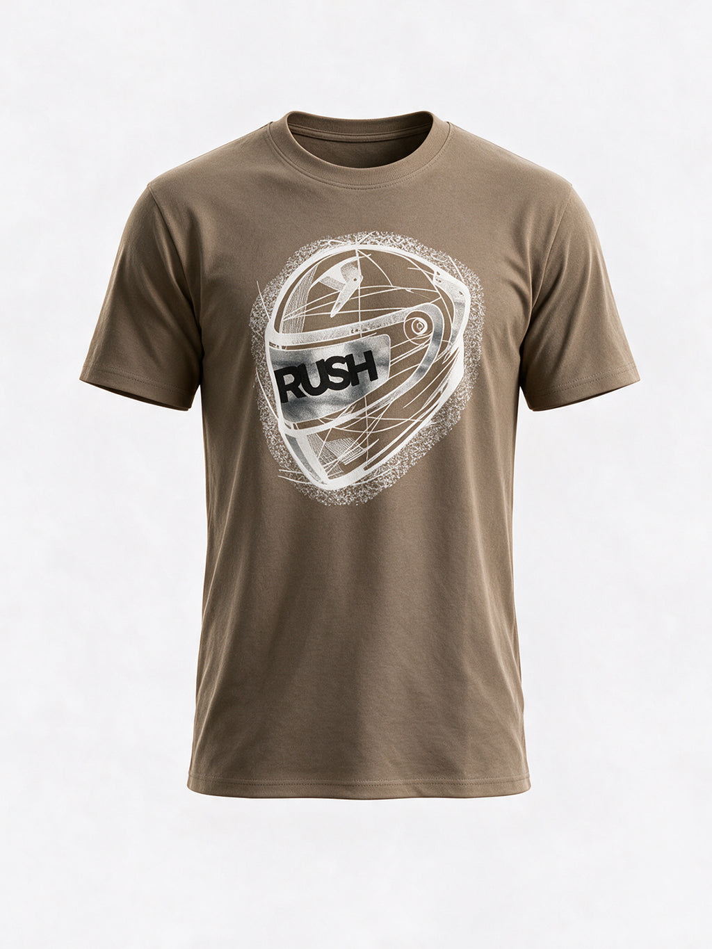 Men's Printed Round Neck Regular Fit T-Shirt