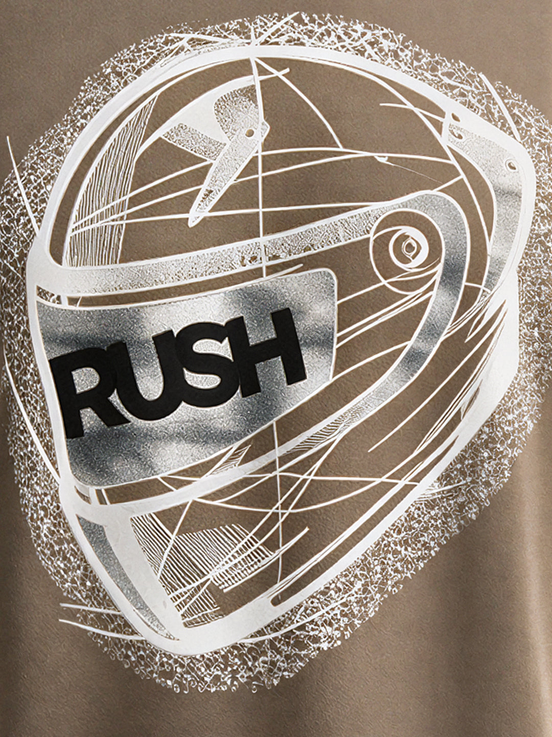 Men's Printed Round Neck Regular Fit T-Shirt