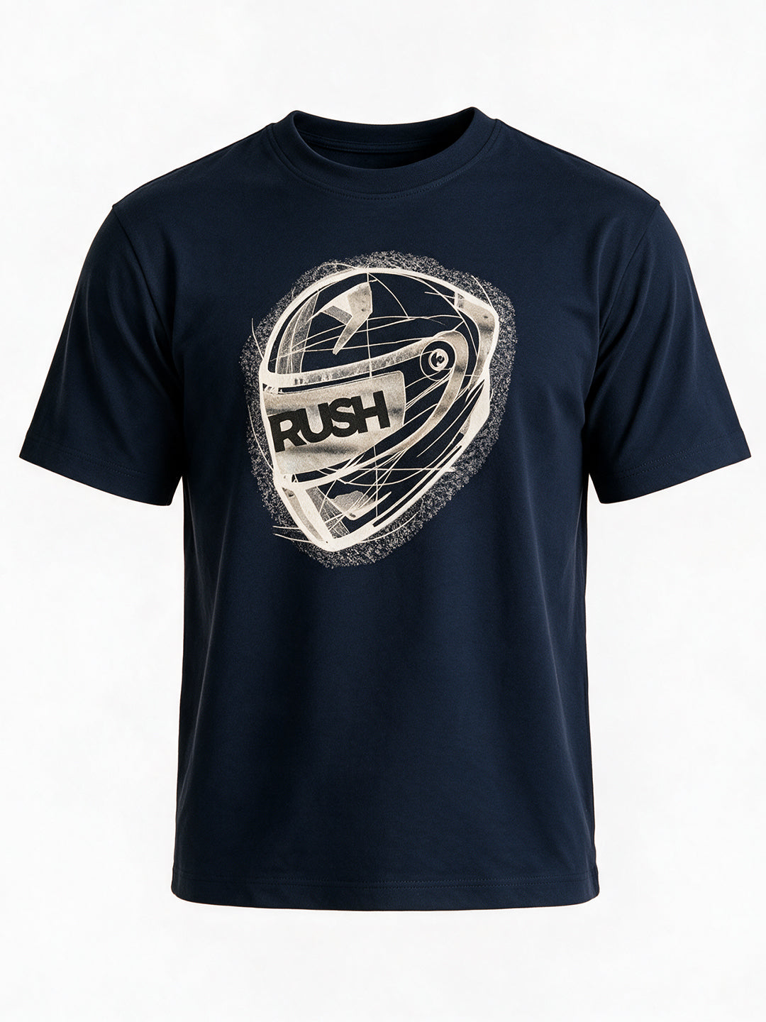 Men's Printed Round Neck Regular Fit T-Shirt