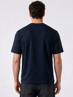 Men's Printed Round Neck Regular Fit T-Shirt