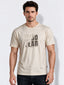 Men's Cotton Blend Printed Round Neck Regular Fit T-Shirt