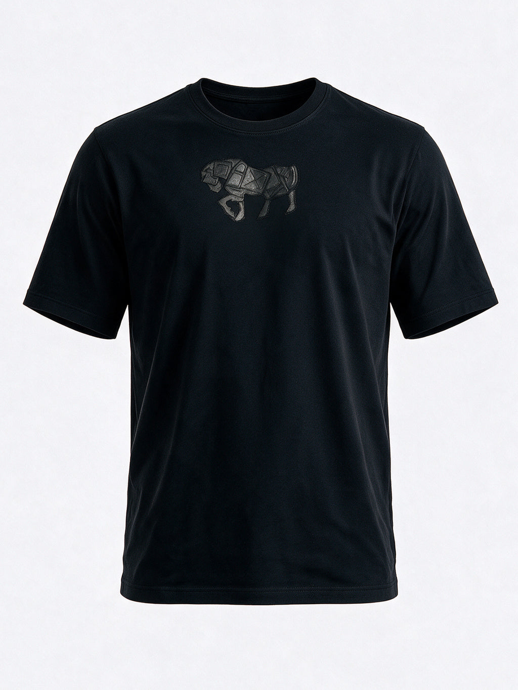 Men's Cotton Blend Printed Round Neck Regular Fit T-Shirt