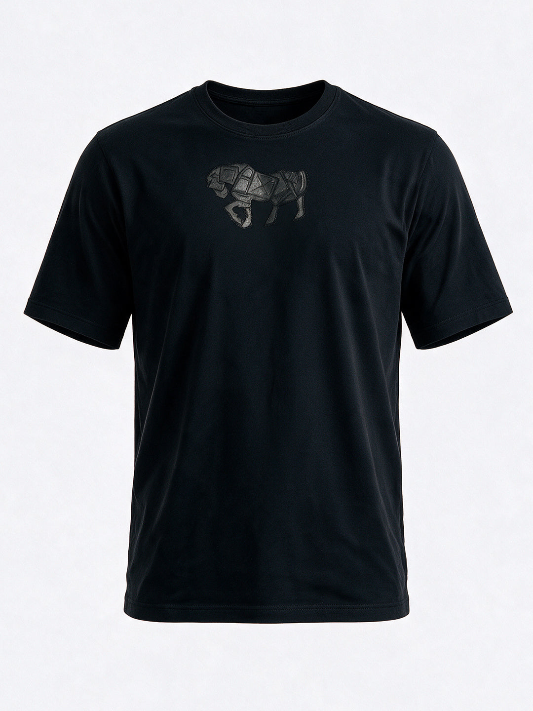 Men's Cotton Blend Printed Round Neck Regular Fit T-Shirt
