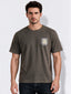 Men's Cotton Blend Printed Round Neck Regular Fit T-Shirt