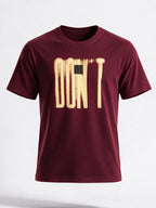 Men's Cotton Blend Printed Round Neck Regular Fit T-Shirt