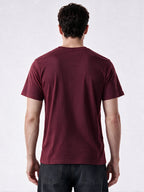 Men's Cotton Blend Printed Round Neck Regular Fit T-Shirt