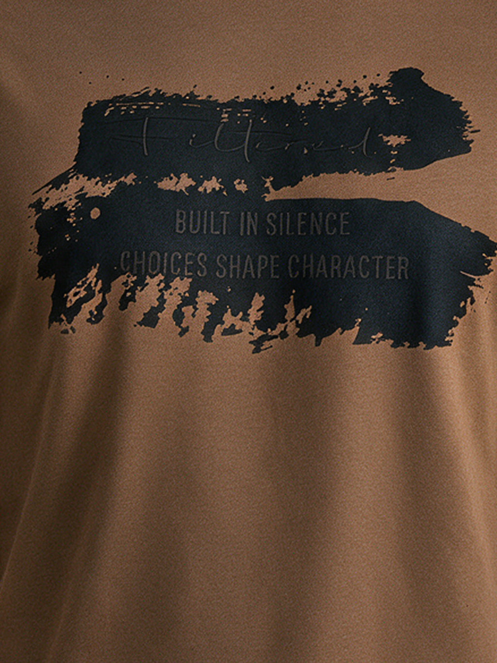 Men's Cotton Blend Printed Round Neck Regular Fit T-Shirt