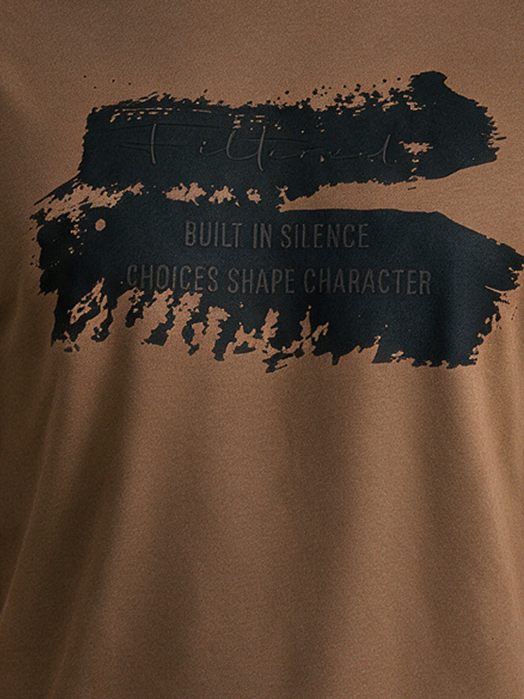 Men's Cotton Blend Printed Round Neck Regular Fit T-Shirt
