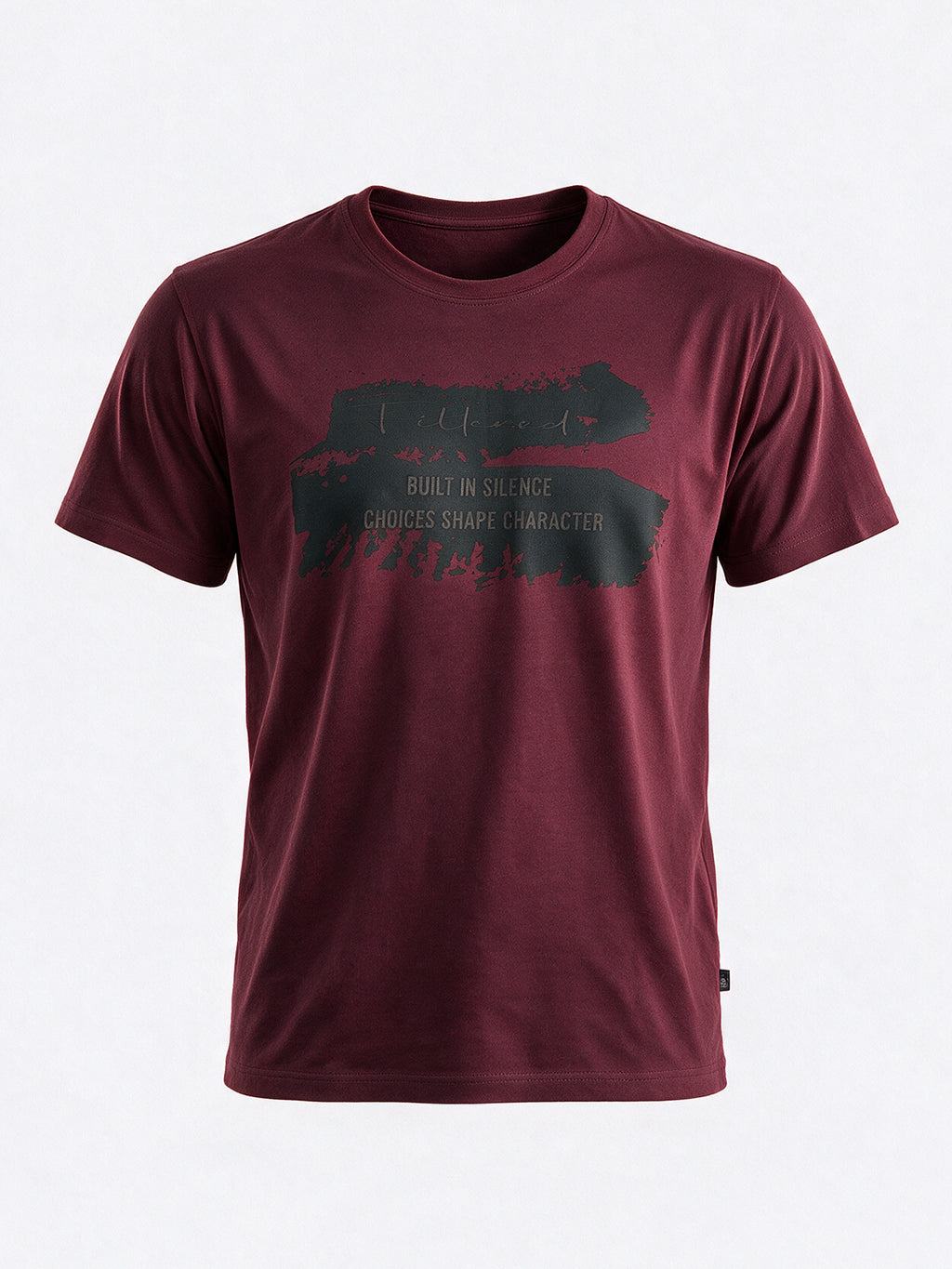 Men's Cotton Blend Printed Round Neck Regular Fit T-Shirt
