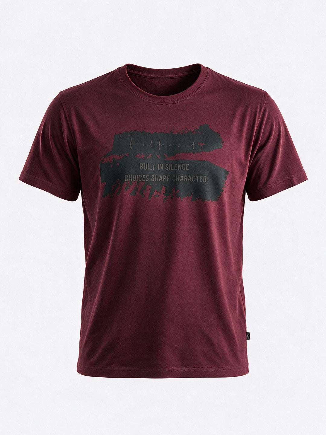 Men's Cotton Blend Printed Round Neck Regular Fit T-Shirt