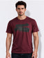 Men's Cotton Blend Printed Round Neck Regular Fit T-Shirt