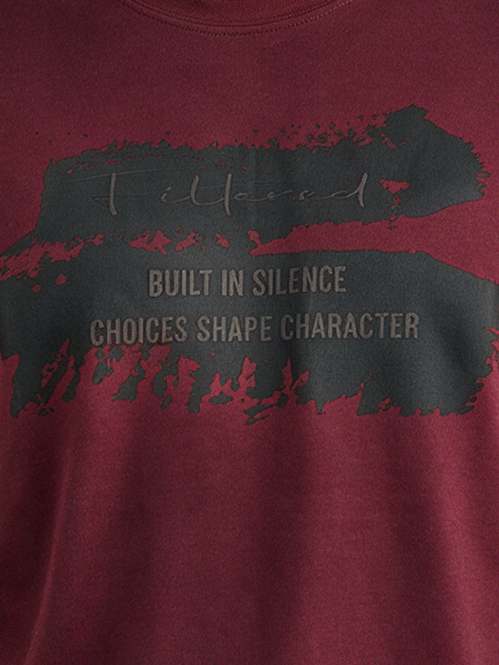 Men's Cotton Blend Printed Round Neck Regular Fit T-Shirt