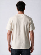 Men's Cotton Blend Printed Round Neck Regular Fit T-Shirt
