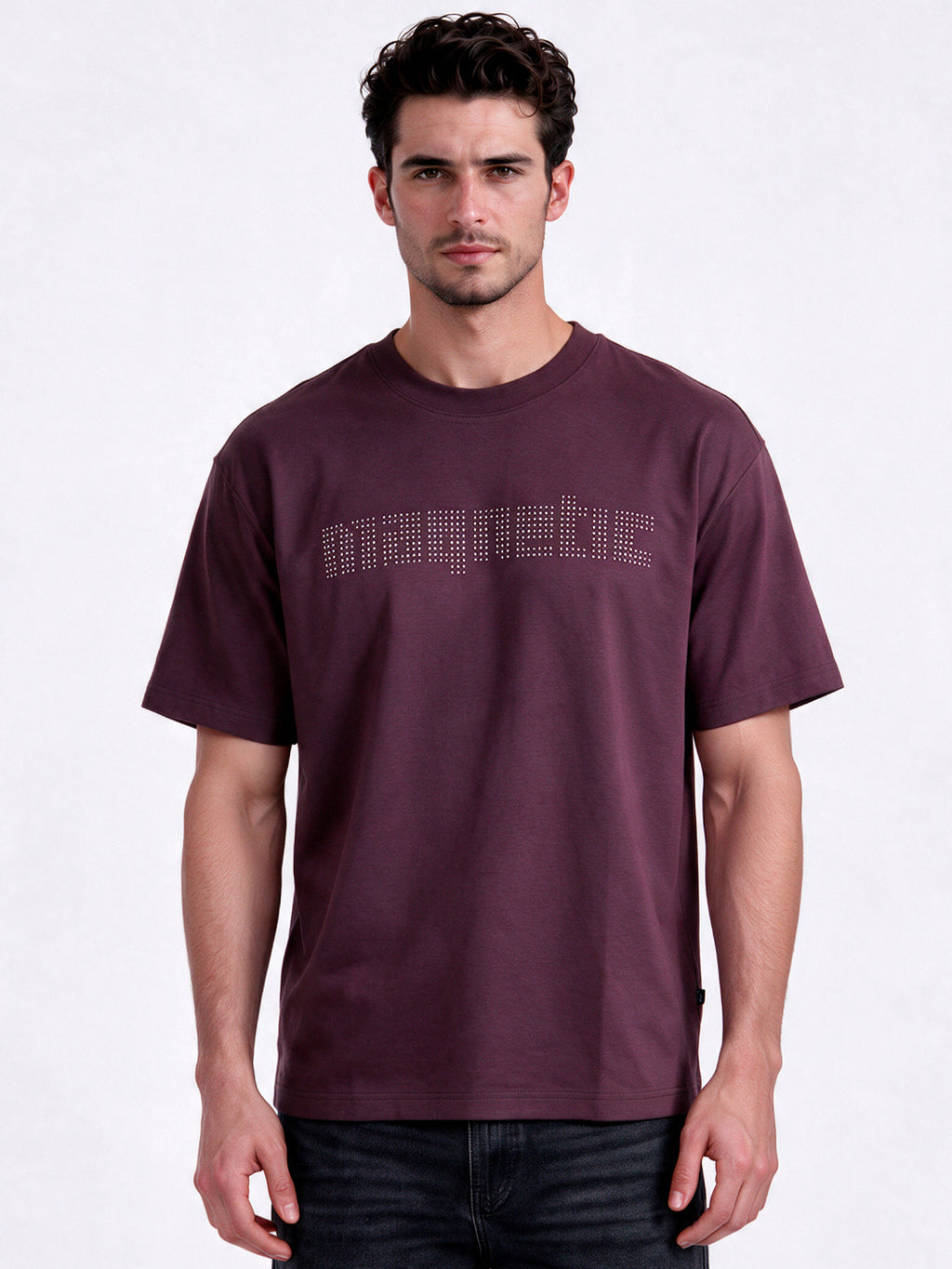 Men's Printed Round Neck Regular Fit T-Shirt