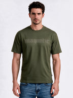 Men's Printed Round Neck Regular Fit T-Shirt