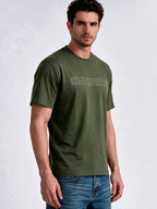 Men's Printed Round Neck Regular Fit T-Shirt