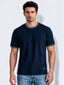 Men's Blended Jacquard Round Neck Regular Fit T-Shirt