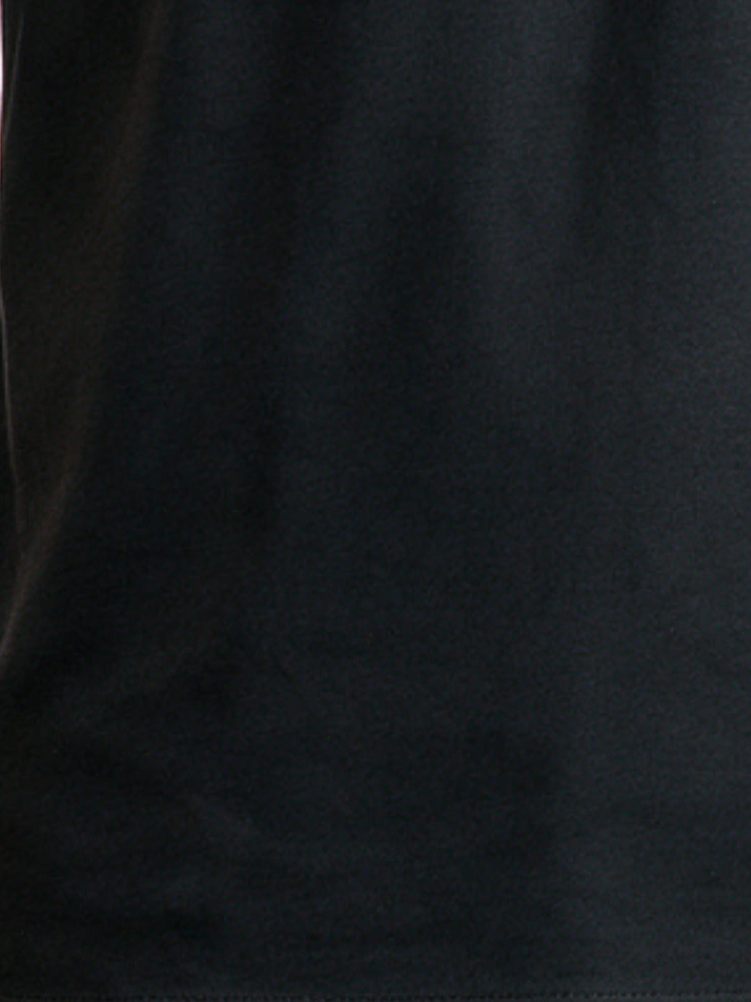 Black Regular Fit Printed Tshirt